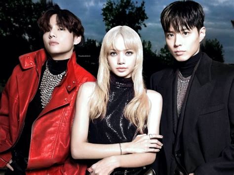 BTS member V and Blackpink's Lisa add glamour to Celine show 